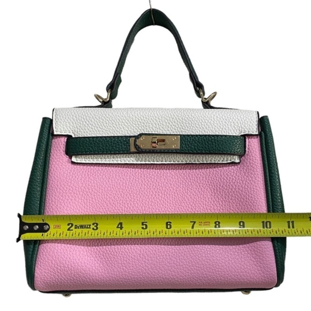 Genuine Leather Purse With Chain Strap - Picture 6 of 13